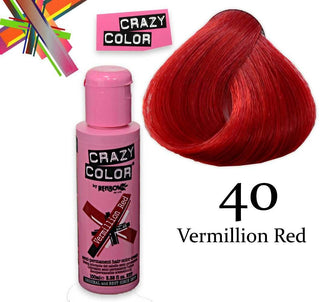 Crazy color semipermanente 100 ml vermillion red
