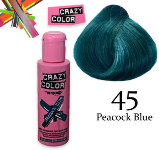 Crazy Color Semipermanente 100 Ml Blu Pavone