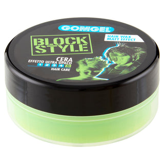Gomgel Block Style Cera Effetto Opaco 100 ml — Cera styling
