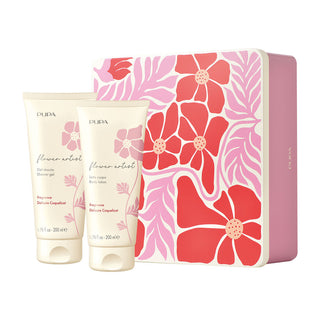 Pupa Flower Artist Kit Latte Doccia 200 Ml + Latte Corpo 200 Ml Delicate Coquelicot 1 unità