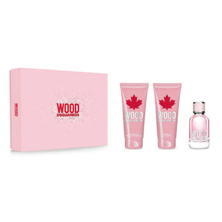 Dsquared2 Cofanetto Wood Femme Eau De Toilette 50ml + Gel doccia 50 Ml + Lozione corpo 50 Ml 1 unità