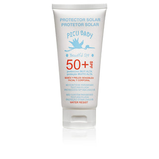 Picu Baby Solbeskyttelse til spædbørn og følsom hud SPF50 100 ml — Solcreme