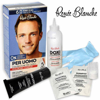 Renee Blanche Uomo Crema Colorante 6,0 Biondo Scuro