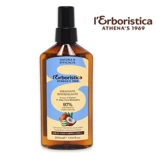 L'erboristica spray idratante rinfrescante cocco e aloe vera 200 ml