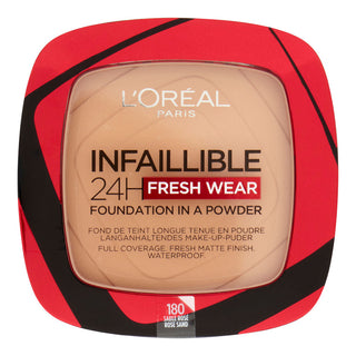 L'oréal paris Infaillible 24h Fresh Wear - Fondotinta In Polvere Infallible compat.180 rose sand