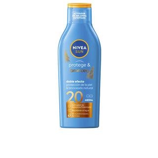 Nivea Sun Protect and Tan Milk SPF20 200ml — Lozione solare