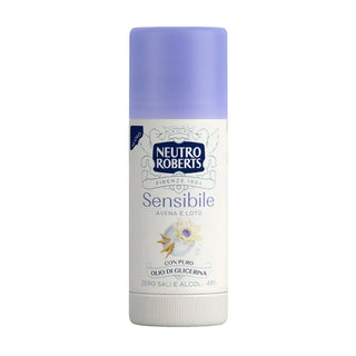Neutro roberts Deodorante Stick Pelle Sensibile Avena & Loto 40 ml