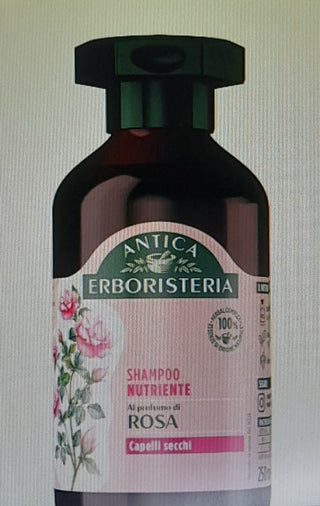 Antica erboristeria Shampoo Nutriente Profumo Di Rosa Capelli Secchi 250 ml