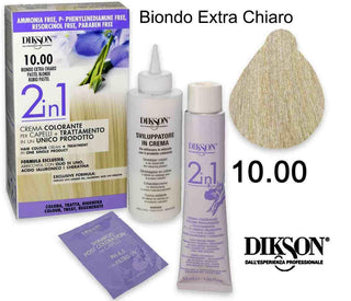 Dikson 2 In 1 Crema Color 10.00 Biondo Extra Chiaro