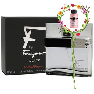Salvatore Ferragamo F by Ferragamo Black Uomo 50 ml — Eau de Toilette