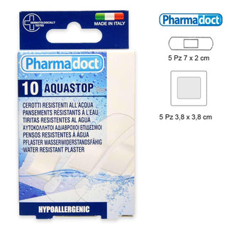 Pharmadoct Aquastop Cerotti Trasparenti "Seconda Pelle" 10 Pezzi