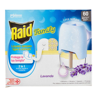 Raid Liquido Family Base E Ricarica, 60 Notti 1 unità