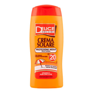 Delice solaire Protezione Media Pelle Chiara Fp 20 250 ml