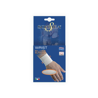 Solidea Silver Support Wrist Polsiera Compressione Graduata 34 46mmHg M Camel