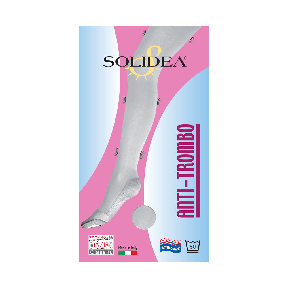 Solidea جوارب مضادة للتخثر Ccl1 15 18 مم زئبق 1S بيضاء