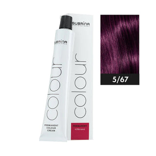 Subrina professional Colore Vibrante, Tintura Permanente Per Capelli, 5/67, 100 ml