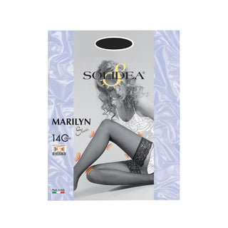 Solidea Marilyn 140Den Sheer Hold Ups 18 21mmHg 4L Green