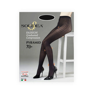 Solidea Pyramid 70 Den Microfibre Compression Tights 12 15mmHg 2M Ruby