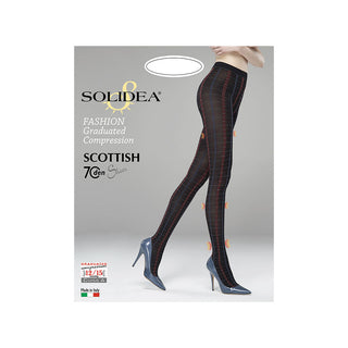 Solidea Scottish 70 Den Microfiber Compression 12 15 mmHg 2M Black