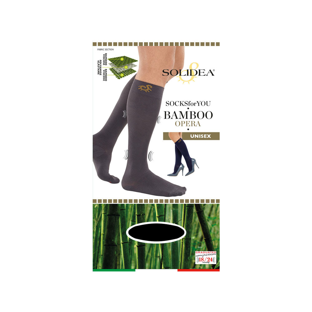 Solidea Гольфы Socks For You Bamboo Opera 18 24 мм рт. ст. 3 л серые