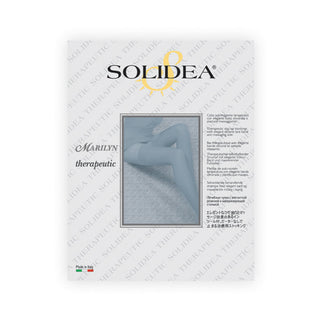 Solidea Marilyn Ccl1 Punta Chiusa Calze Autoreggenti ClasseA 18 21mmHg XL Moka