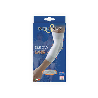Solidea Silver Support Elbow Ccl1 Elbow Brace Compression 18 21mmHg S White