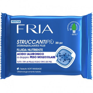 Fria 20 Toalhitas Desmaquilhantes Fluido Nutritivo Para Todos Os Tipos De Pele 