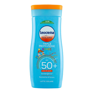 Leocrema Solare Bimbi Tripla Protezione Spf50+ Molto Alta Latte Solare 200 ml