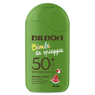 Bilboa Bimbi Da Spiaggia Latte Solare Spf50+ Protezione Molto Alta 200 ml