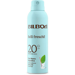 Bilboa Belli Freschi Spray Spf20 Protezione Media Con Menta Acquatonica 150 ml