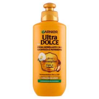 Garnier Ultra Dolce Crema Modellante 2 In 1 Gli Oli Meravigliosi Argan & Camelia 200 ml