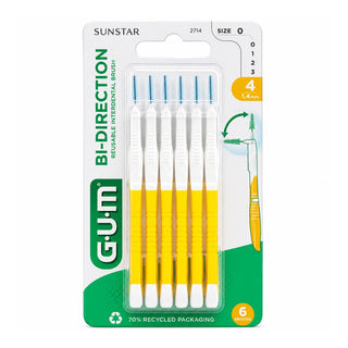 Sunstar Gum Gomma Bi Direction XL 1,4 mm 6 unità — Gomma interdentale