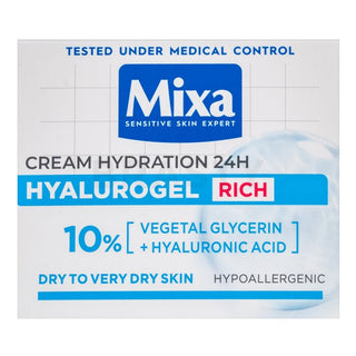 Mixa Hyalurogel Crema Ricca Idratazione 24H 50 ml