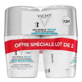 Vichy Invisible Resist Detraspirante 72H 2 x 50 ml