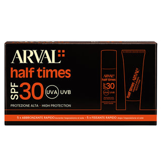 Arval Half Times Spf30 – Abbronzante Rapido + Fissante Rapido 1 unità