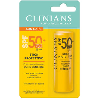 Clinians Stick Protettivo Zone Sensibili Spf50+ 12 ml