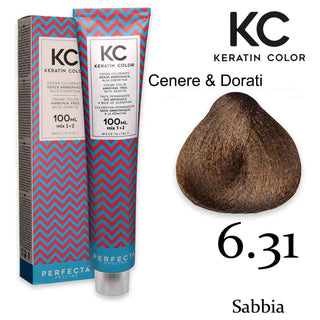 Kc Crema Colorante Alla Cheratina 100 Ml 6.31