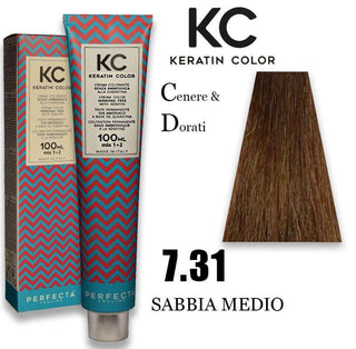 Faipa professional KC crema colorante alla cheratina 100 ml 7.31