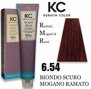 Faipa professional KC crema colorante alla cheratina 100 ml 6.54