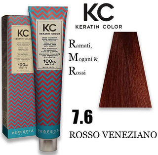 Kc Crema Colorante Alla Cheratina 100 Ml 7.6