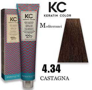 Crema Colorante Alla Cheratina Kc 100 Ml 4,34
