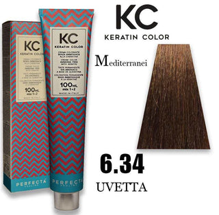 Crema Colorante Alla Cheratina Kc 100 Ml 6,34