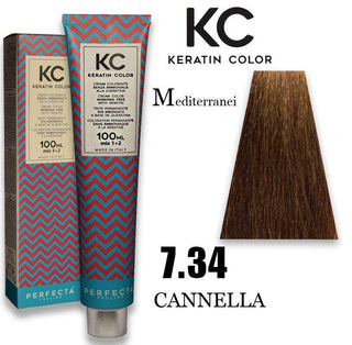 Faipa professional KC crema colorante alla cheratina 100 ml 7.34