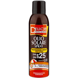 Delice solaire Olio Solare Spray Spf 25 150 ml