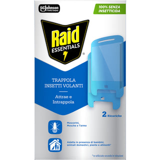 Raid Trappola Insetti Volanti 2 Ricariche Senza Insetticida 1 unità