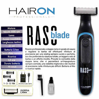 Hair-on Rasoio blade hairon