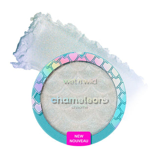 Wet n wild Chameleon Chrome Highlighter – Illuminante Con Effetto Olografico E Pigmenti Reattivi Alla Luce Venus swing