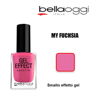 Gel Effect Keratin Smalto Effetto Gel Con Cheratina My Fuchsia