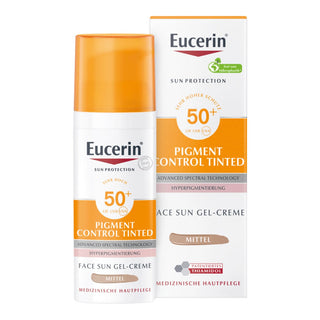 Eucerin Sun Protection Pigment Control Tinted Face Sun Gel-creme Mittel Lsf 50+ 50 ml