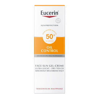 Eucerin Oil Control Face Sun Gel-creme Lsf 50+ 50 ml